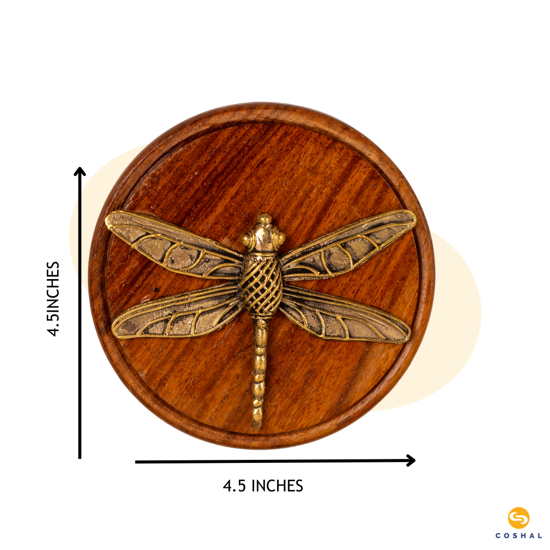 Vibrant Dragonfly Desk & Wall Plaque
