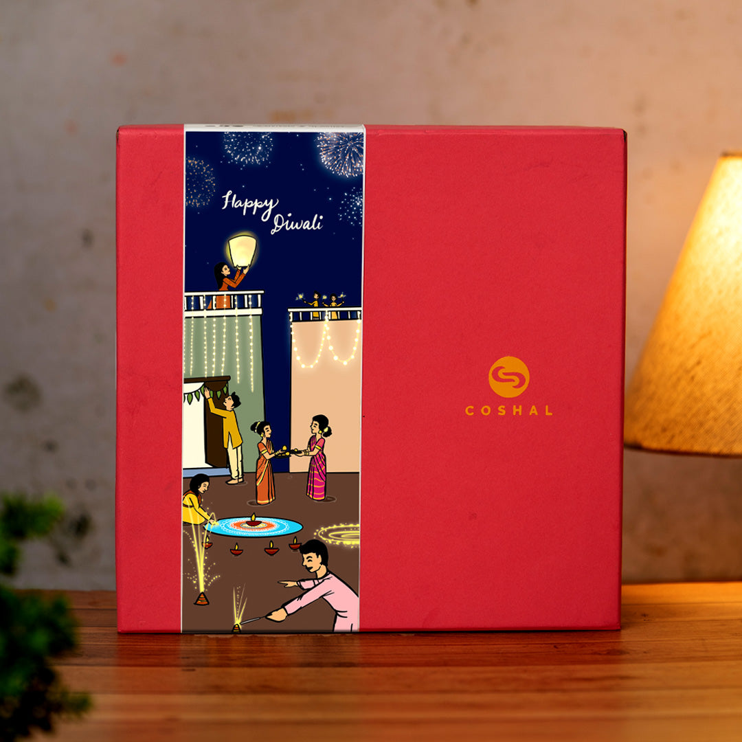 COSHAL Laxmi Ganesh Set Idol Showpiece, Wooden Hand Painted Plated Lakshmi Ganesha Idols for Diwali Gifts Puja, Set 1