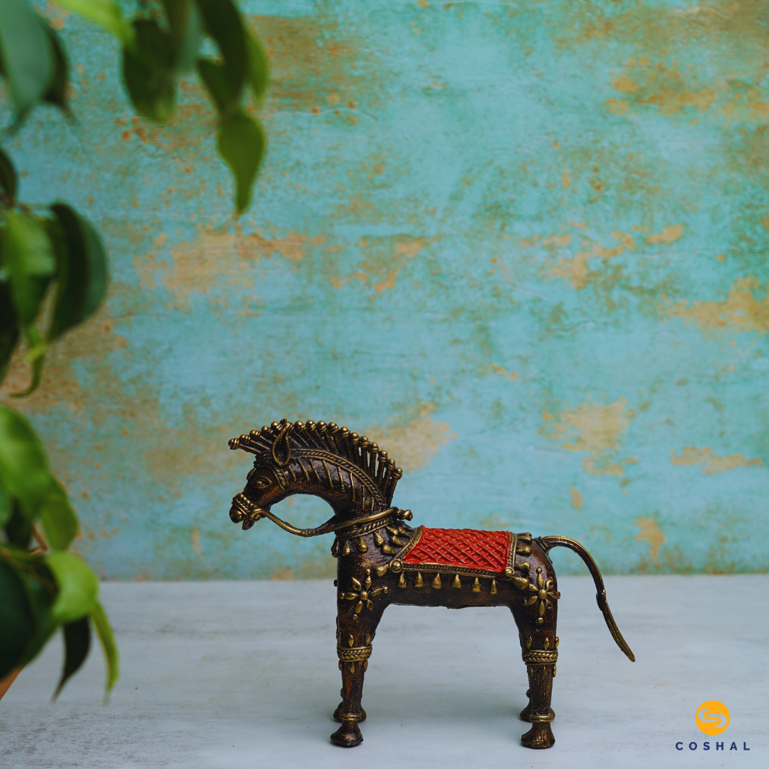 Brass Horse | Best for table decor | Coshal | CD78