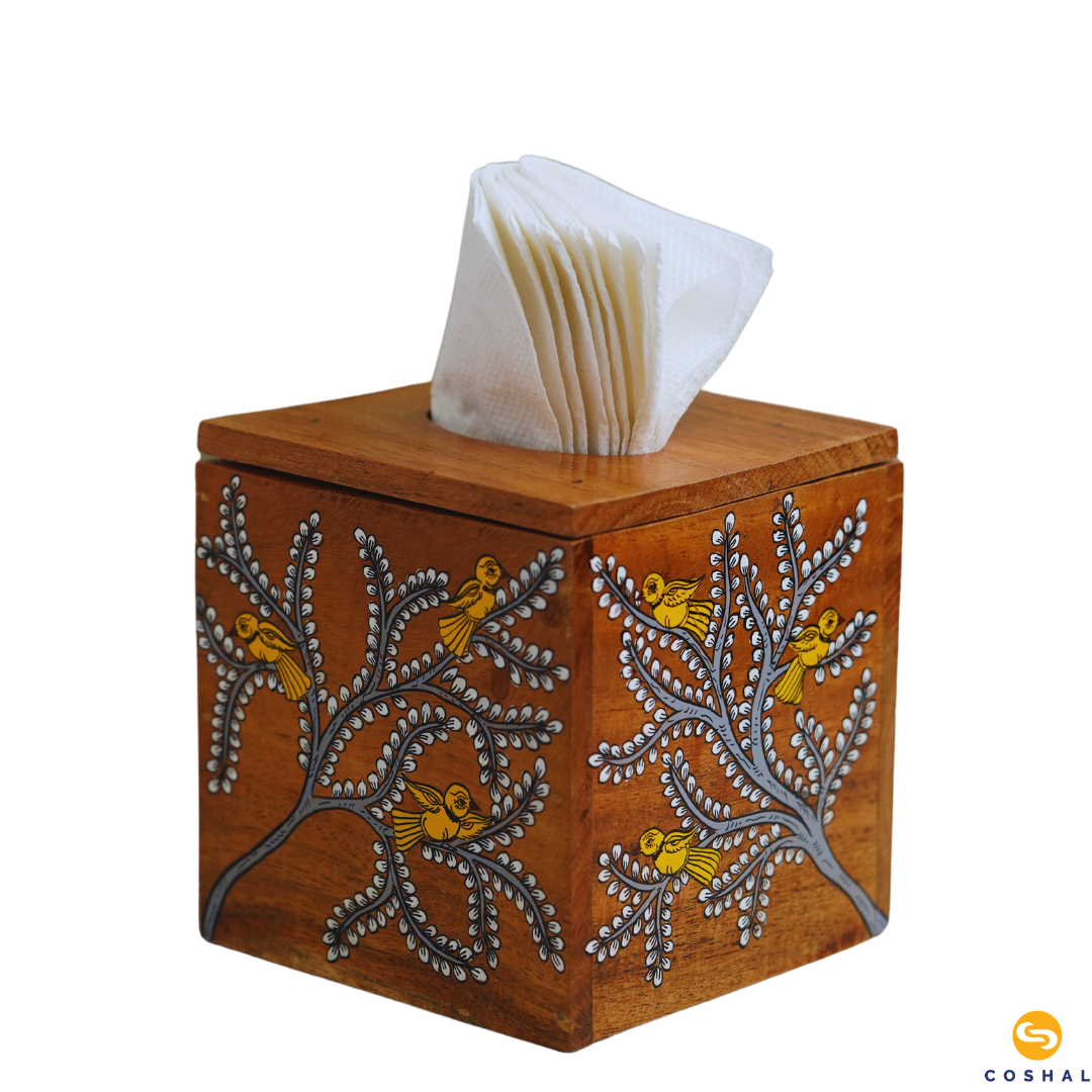 Tiisue box square | Gond | Best for table decor | Coshal | OD23