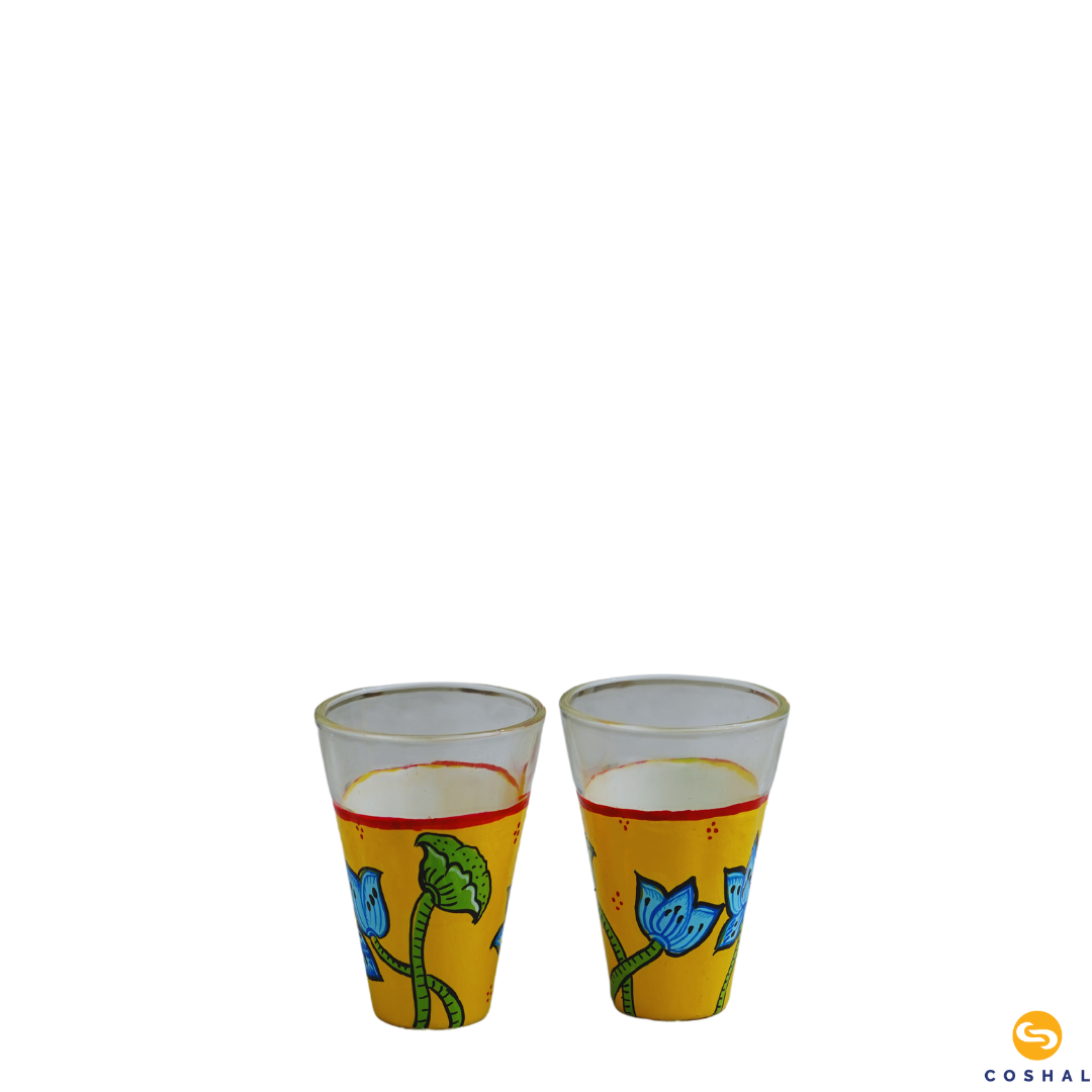 Kettle with 2 glasses | Pattachitra | Best for table decor | Coshal | OD20