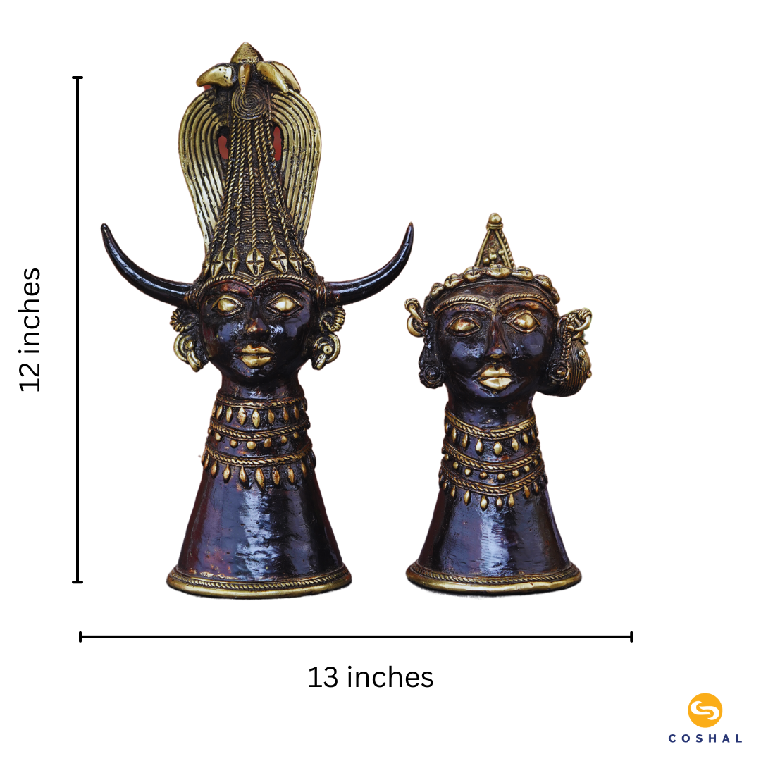 Madia Madin | Best for table decor | Bastar Dhokra Art | Room Decor | Coshal | CD49