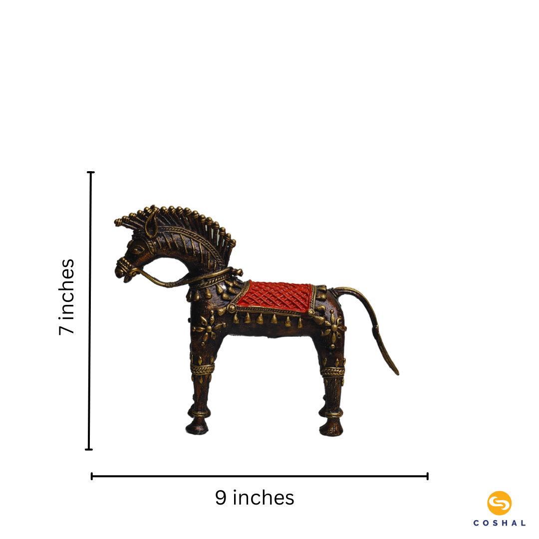 Brass Horse | Best for table decor | Coshal | CD78