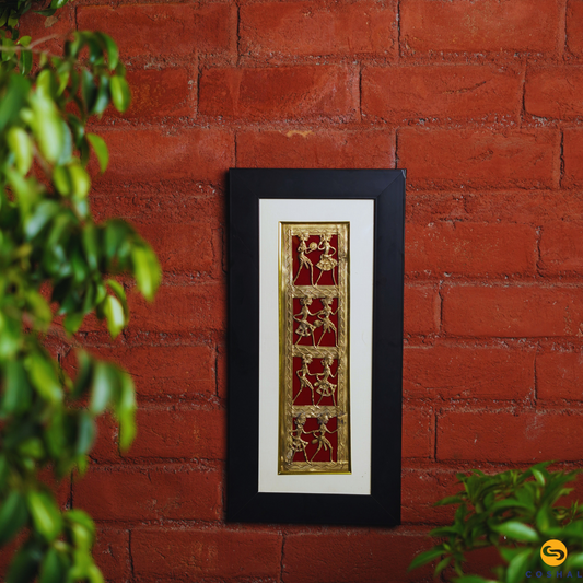 Brass Art Dhokra Wall Frame | Dokra art | Home and Wall Decor | Coshal | CD46 1