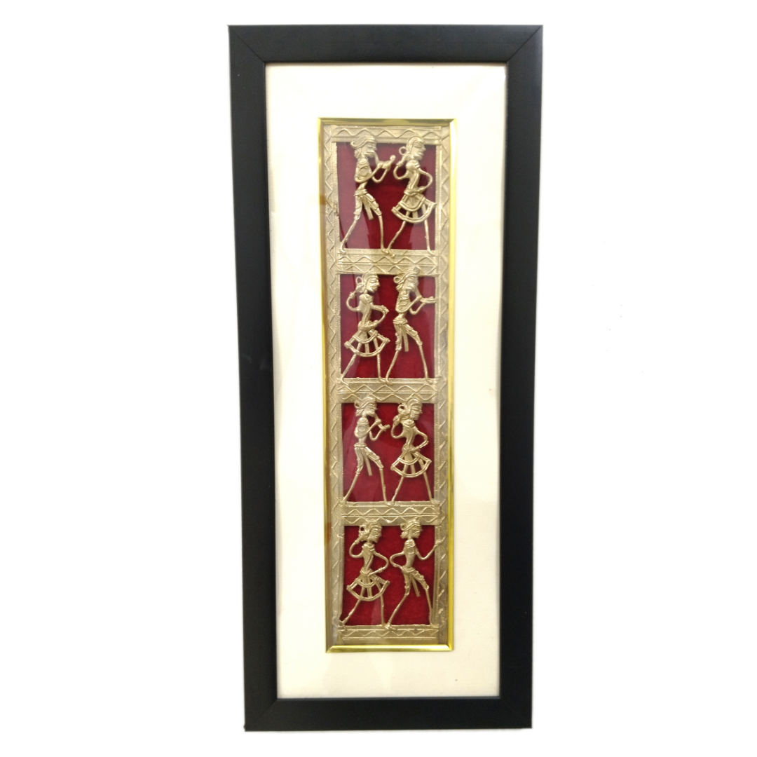 Brass Art Dhokra Wall Frame | Dokra art | Home and Wall Decor | Coshal | CD46 3