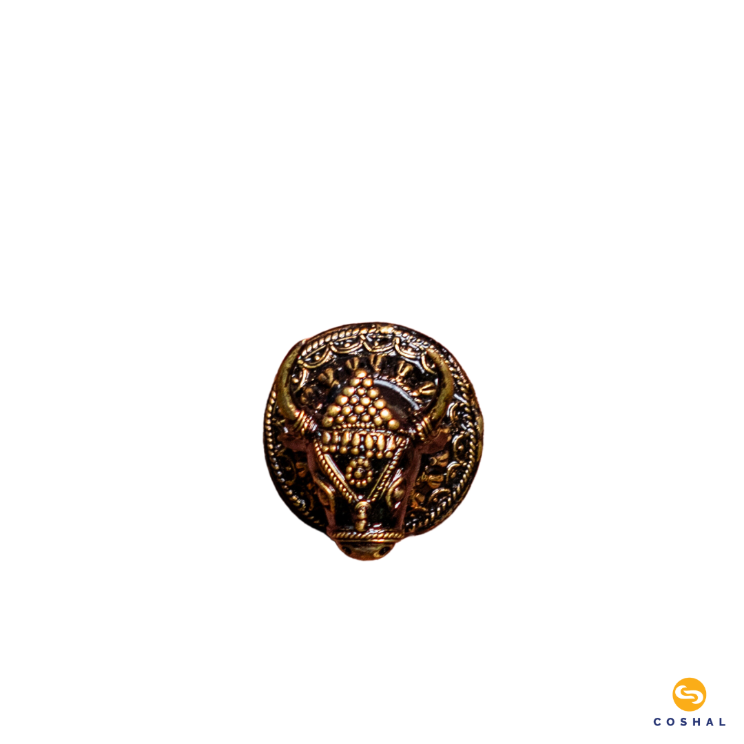 Brass Cow Head | Best for wall decor | Bastar Dhokra Art | Room Decor | Wall art for Living Room| Coshal | CD84 4