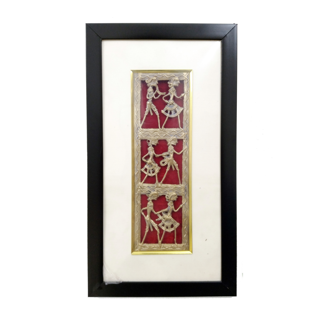 Brass Dhokra Art Wall Frame | Best for Wall Decor | Coshal | CD48 2
