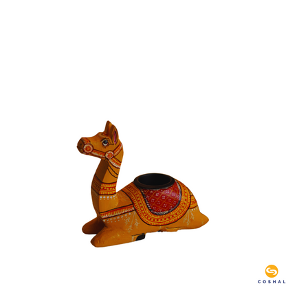 Camel Tealight Holder | Pattachitra | table decor items for living room | Coshal | OD68 4