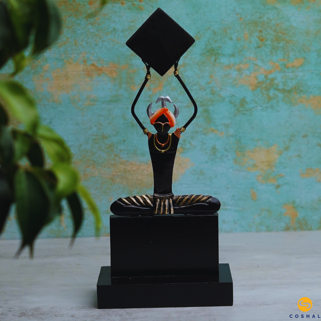 Coshal Wrought Iron Tribal Figures Metal For Mementos | CM02 2