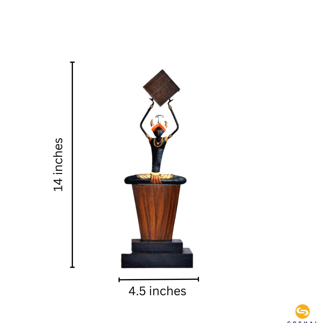 Coshal Wrought Iron Tribal Figures Metal For Mementos | CM02 4