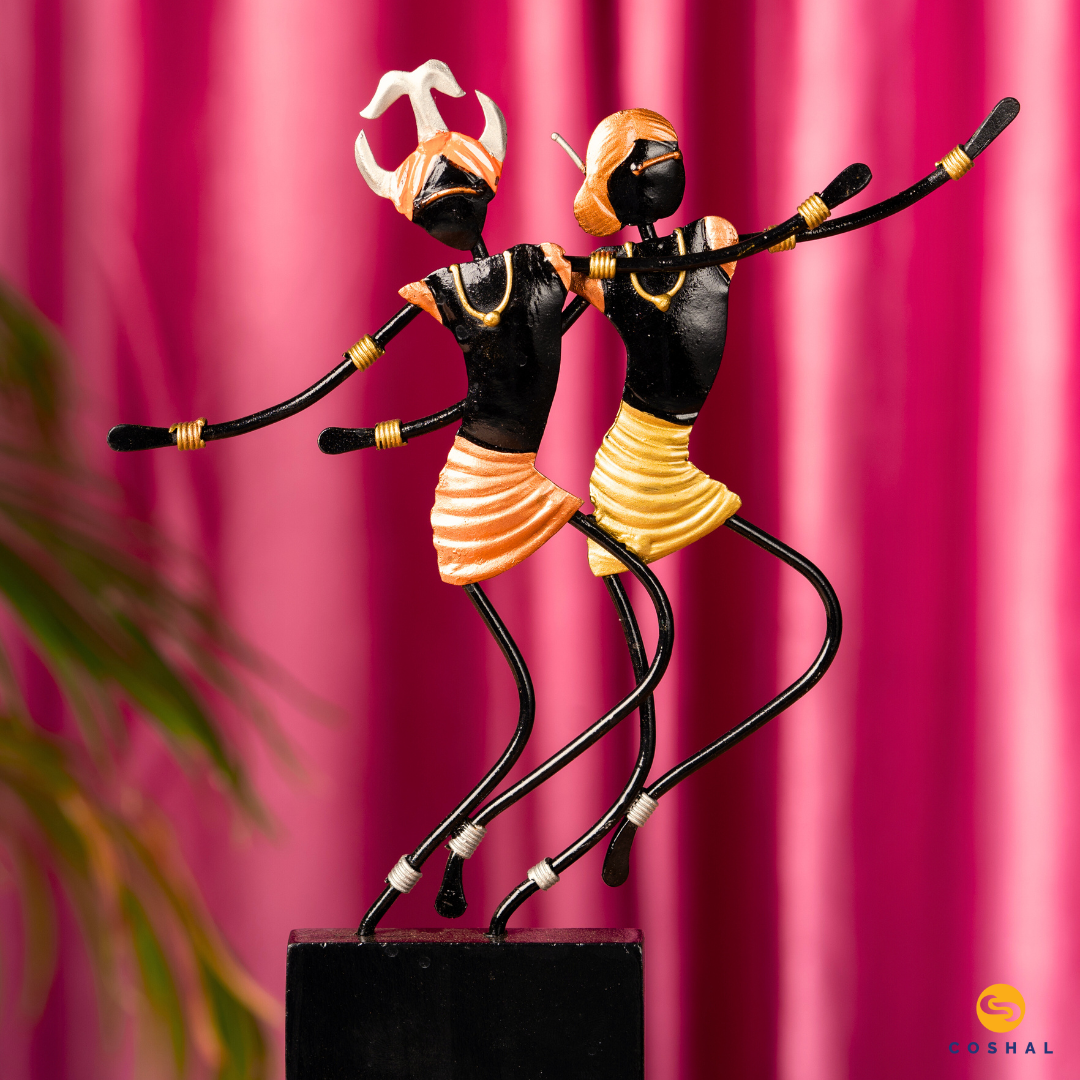 Coshal Wrought Iron Tribal Figures Metal For Mementos | Coshal | CM05 3