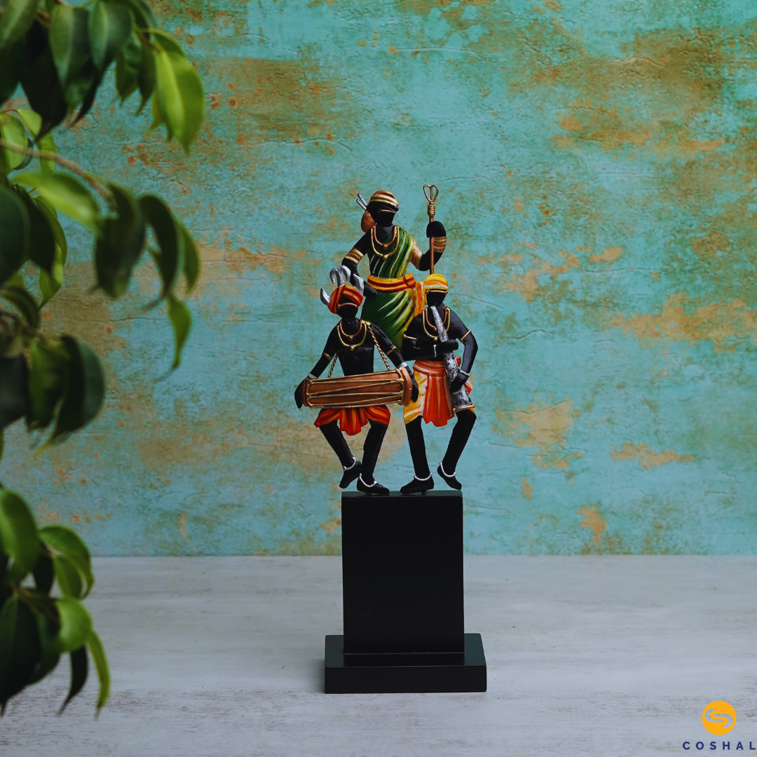 Coshal Wrought Iron Tribal Figures Metal For Mementos | Coshal | CM08 1