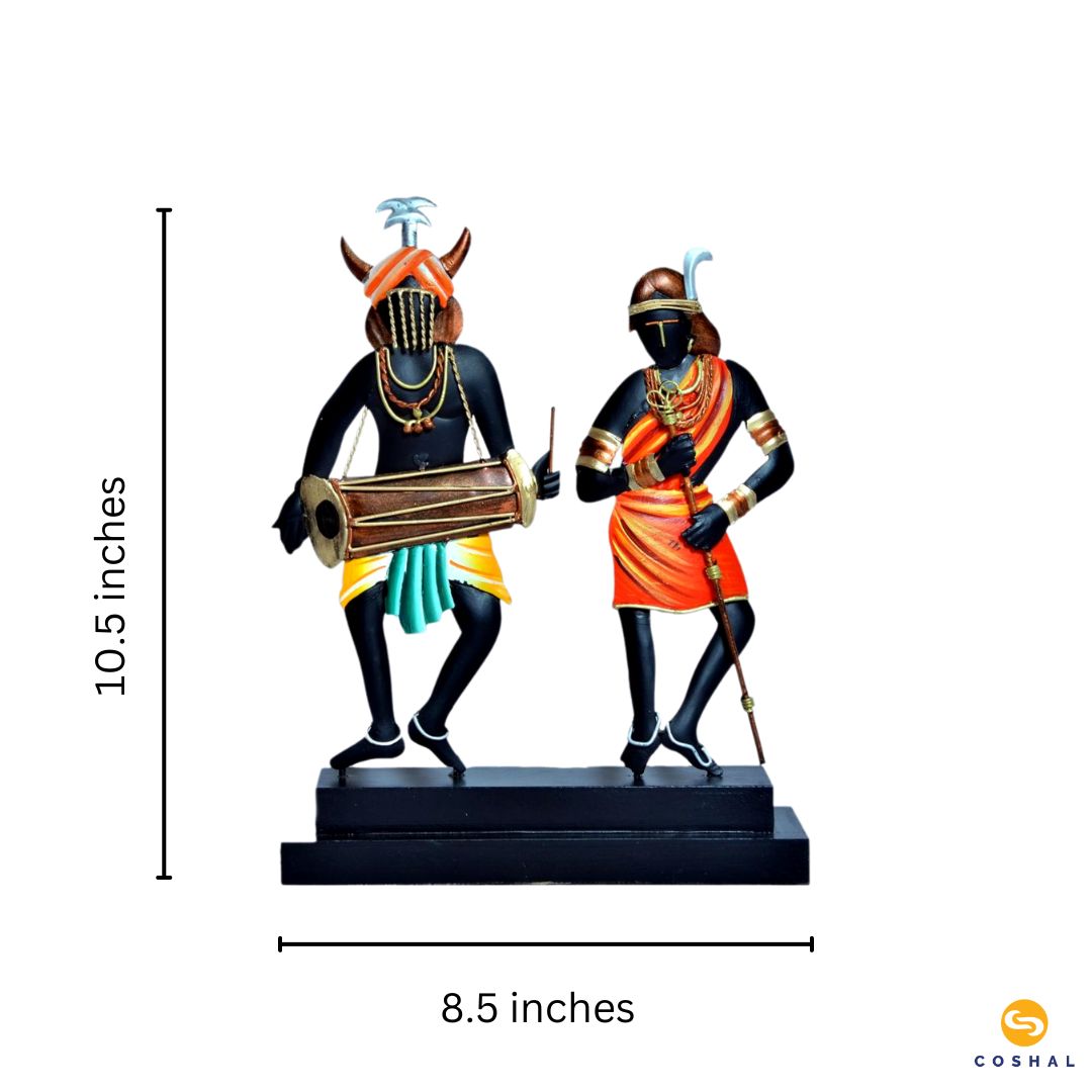 Coshal Wrought Iron Tribal Figures Metal For Mementos | Coshal | CM09 3