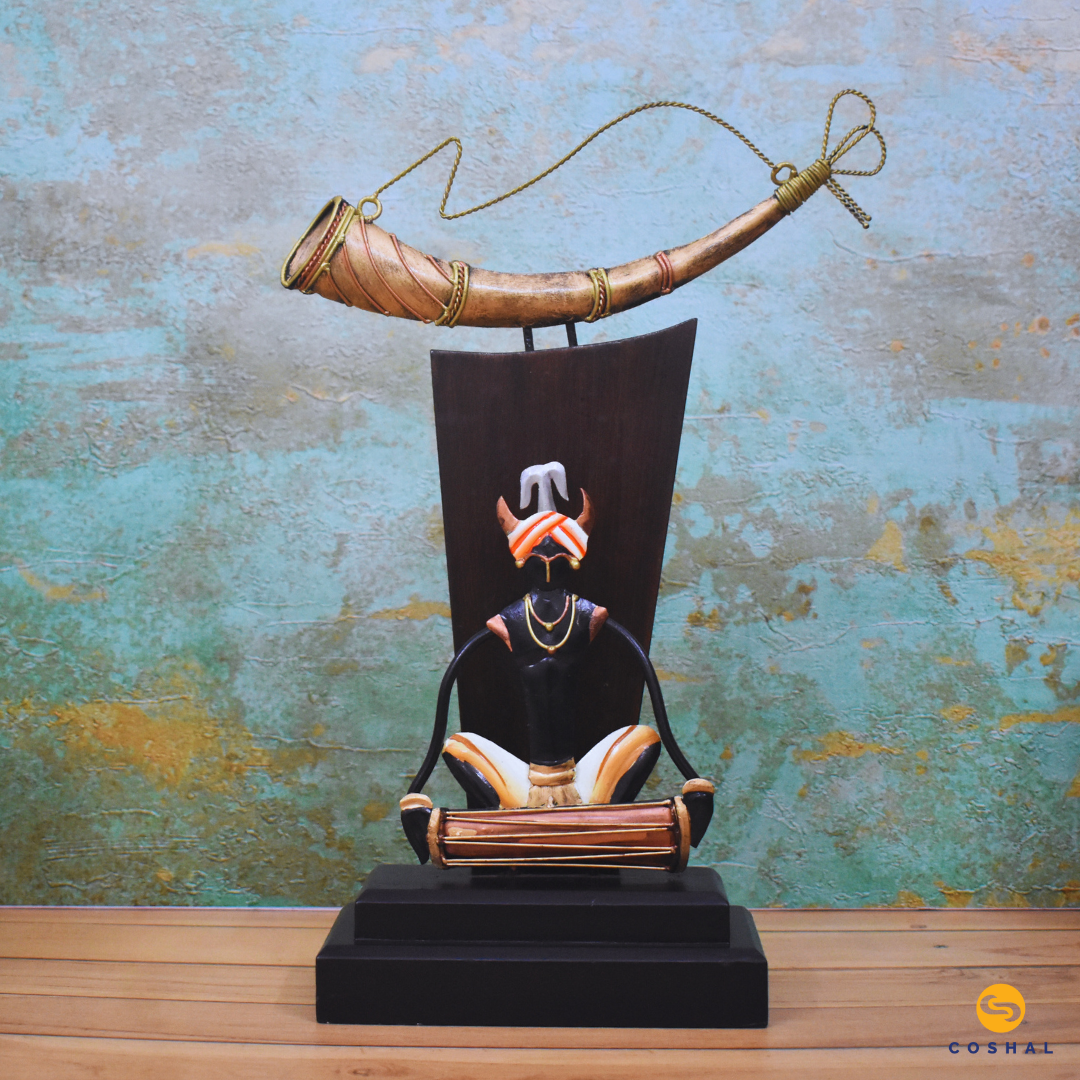 Coshal Wrought Iron Tribal Figures Metal For Mementos | Coshal | CM15 1