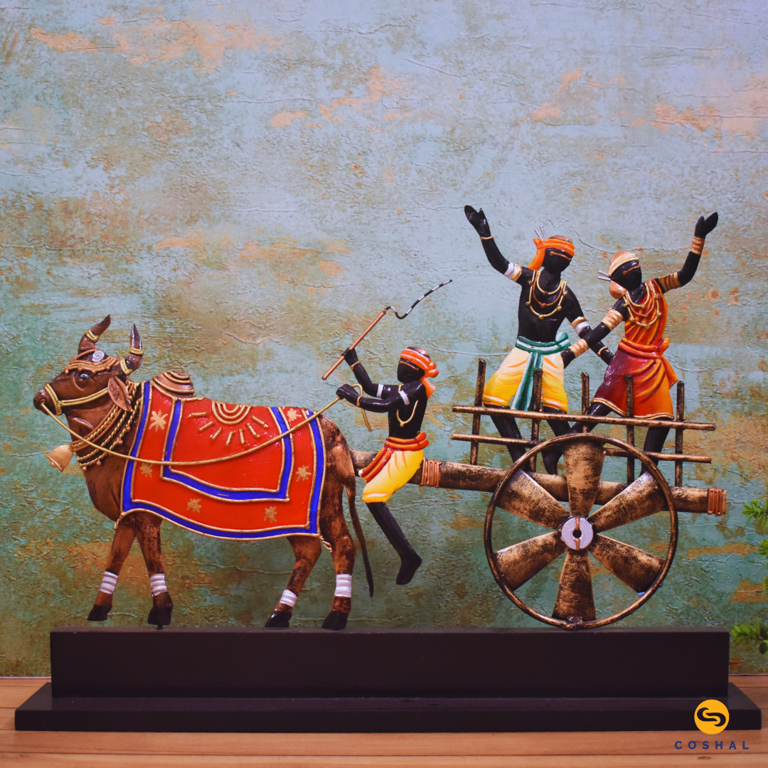 Coshal Wrought Iron Tribal Figures Metal For Mementos | Coshal | CM16 2