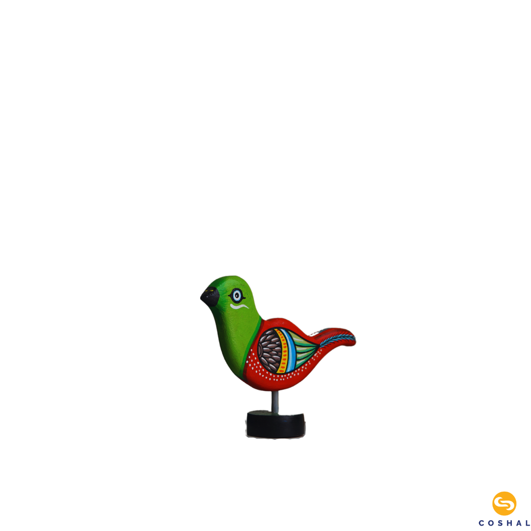 Standing Bird | Pattachitra Art | Table Decor | Coshal | OD45 4