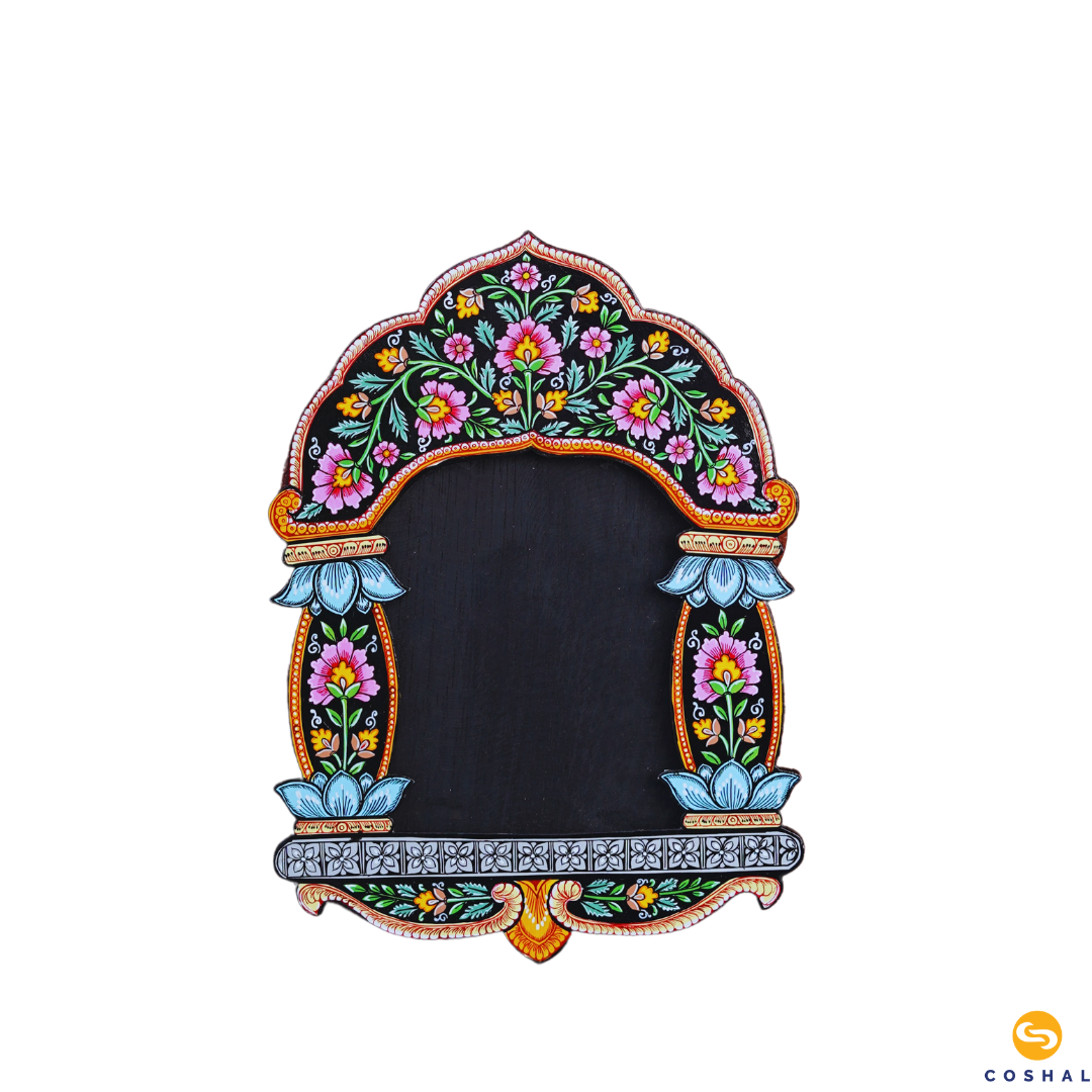 Wooden Jharokha | Pattachitra Art | Home Wall Decor | Coshal | OD37 2