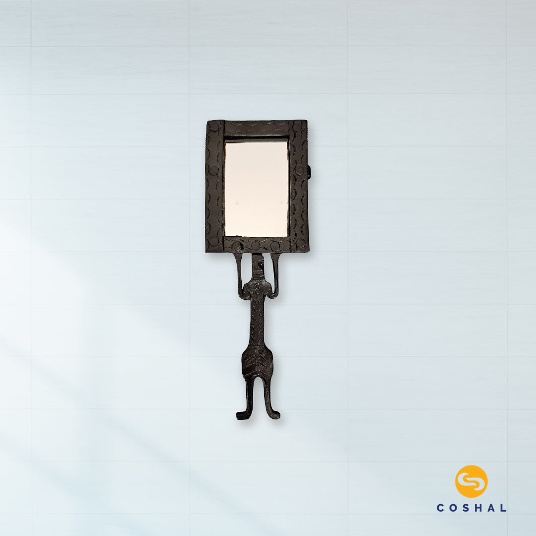 Wrought Iron Tribal Pocket Mirror CI44