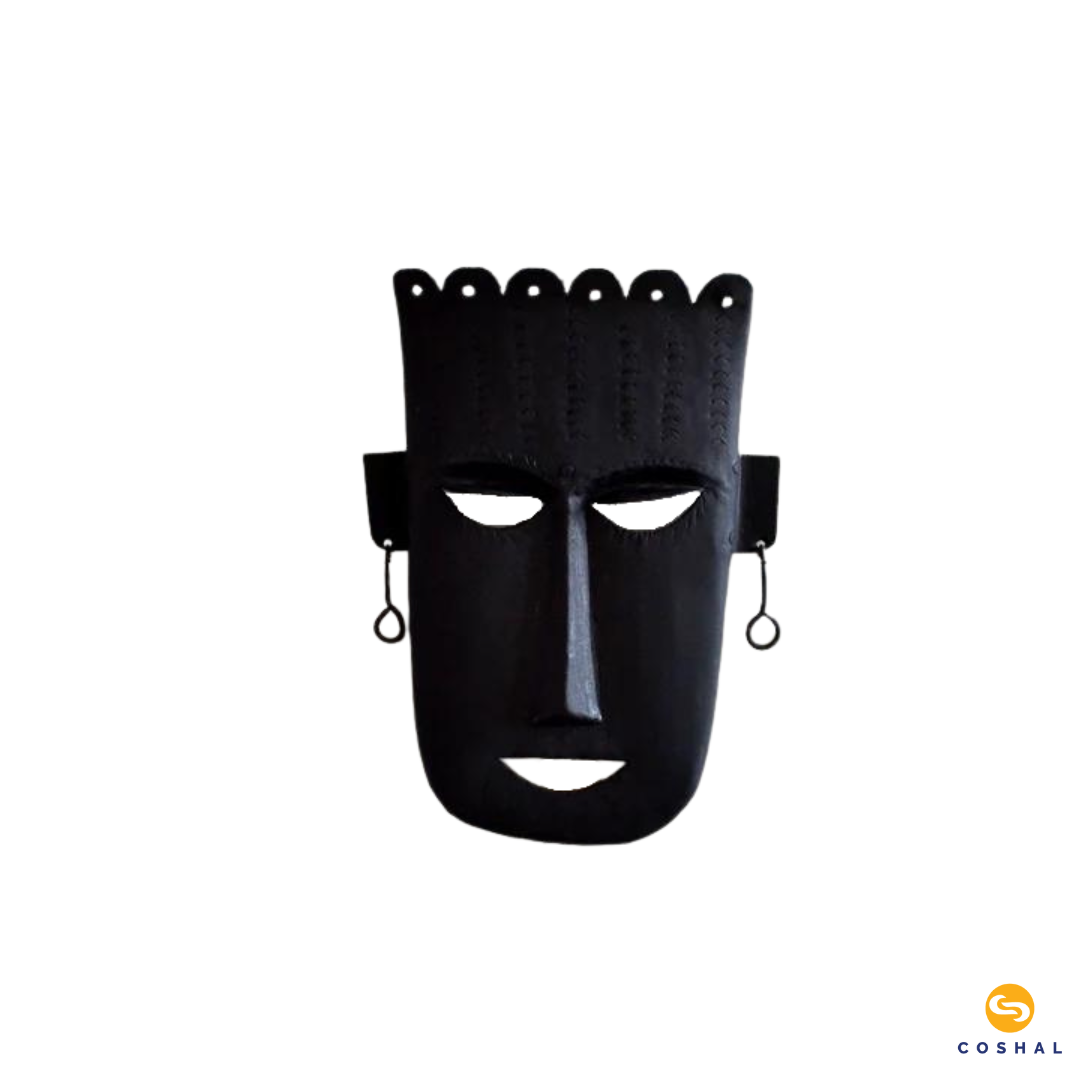 Coshal Wrought Iron Mask Wall Hanging 2