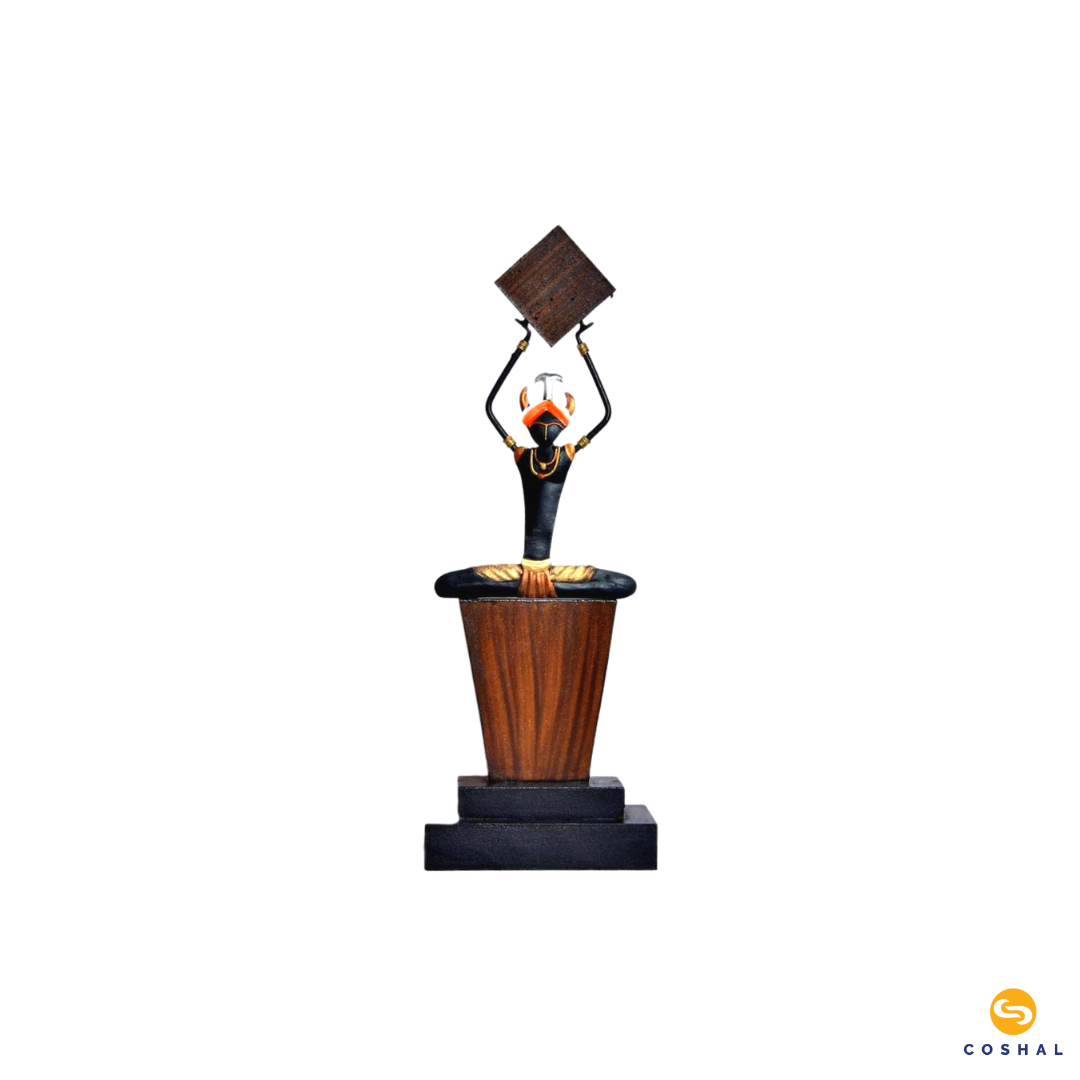 Coshal Wrought Iron Tribal Figures Metal For Mementos | CM02 3