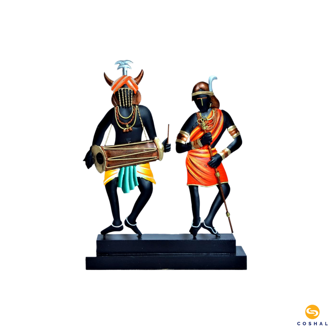 Coshal Wrought Iron Tribal Figures Metal For Mementos | Coshal | CM09 2