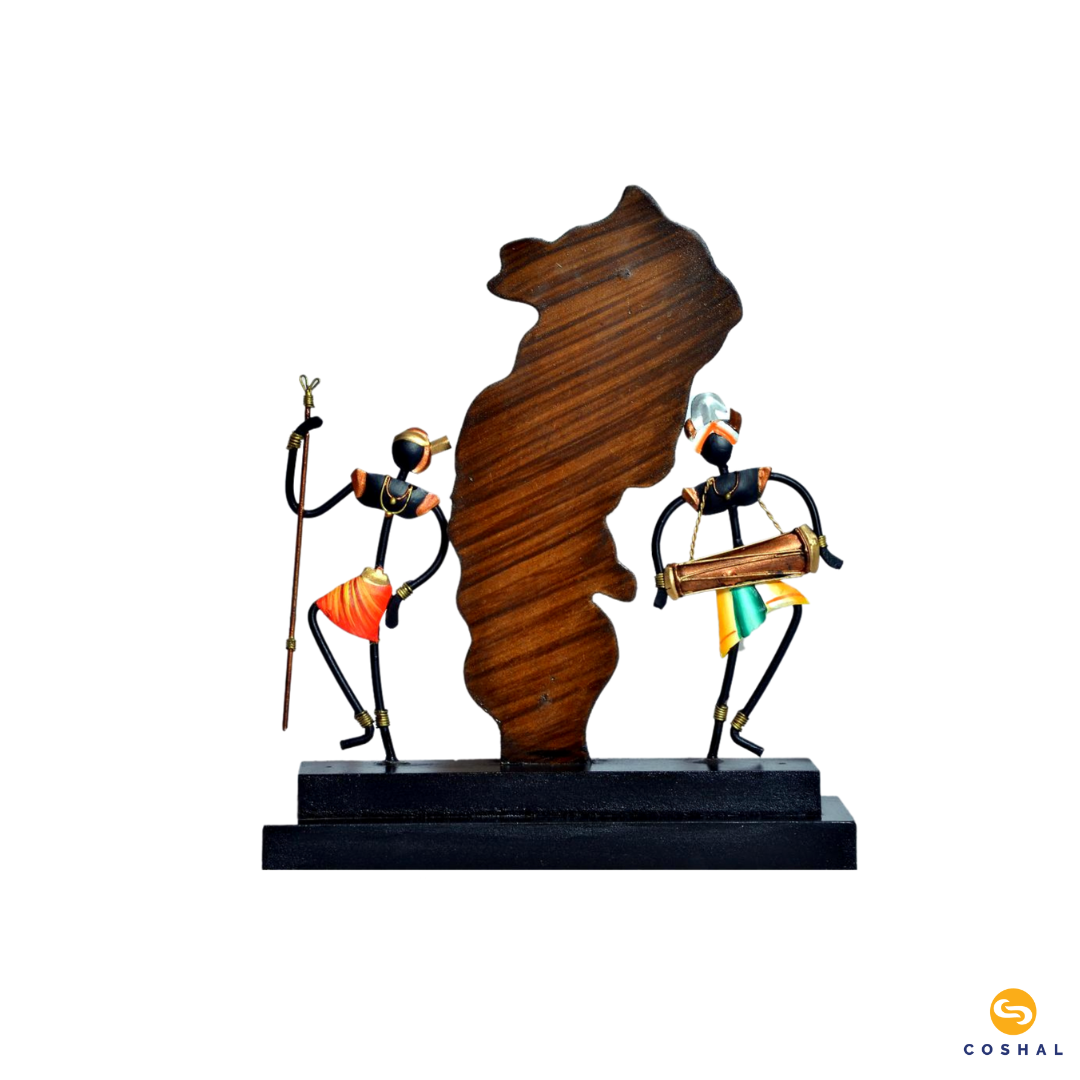 Coshal Wrought Iron Tribal Figures Metal For Mementos | Coshal | CM10 2