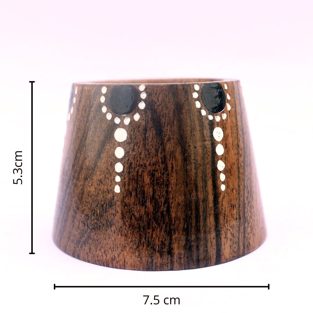 Coshal Arts Wooden Tealight Holder 4