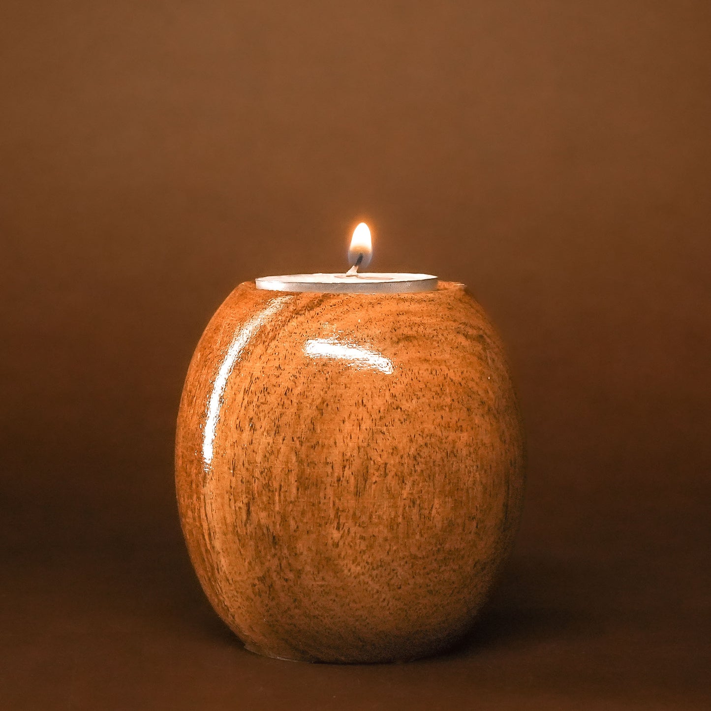 Coshal Arts| Wooden Tealight Holder/ Candle Folder with 1 tealight for Home Decoration Diwali Lighting Gift Christmas | 1 Piece |DW07 - Coshal 1