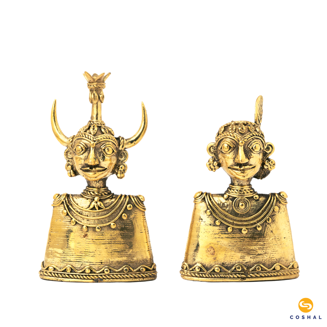Madia Madin | Dhokra Brass Decor | Best for Table Tops | Bastar Dhokra Art | Room Decor | Coshal | CD01 3