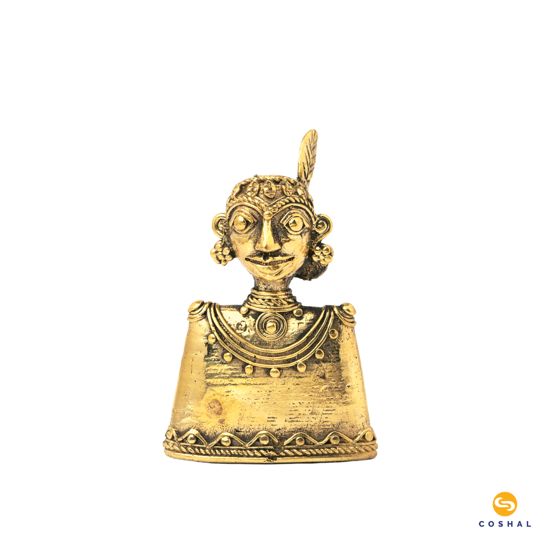 Madia Madin | Dhokra Brass Decor | Best for Table Tops | Bastar Dhokra Art | Room Decor | Coshal | CD01 5