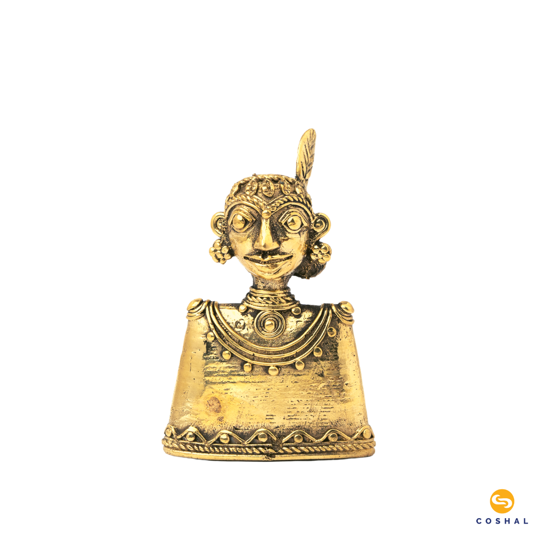 Madia Madin | Dhokra Brass Decor | Best for Table Tops |  Bastar Dhokra Art | Room Decor | Coshal | CD01 5