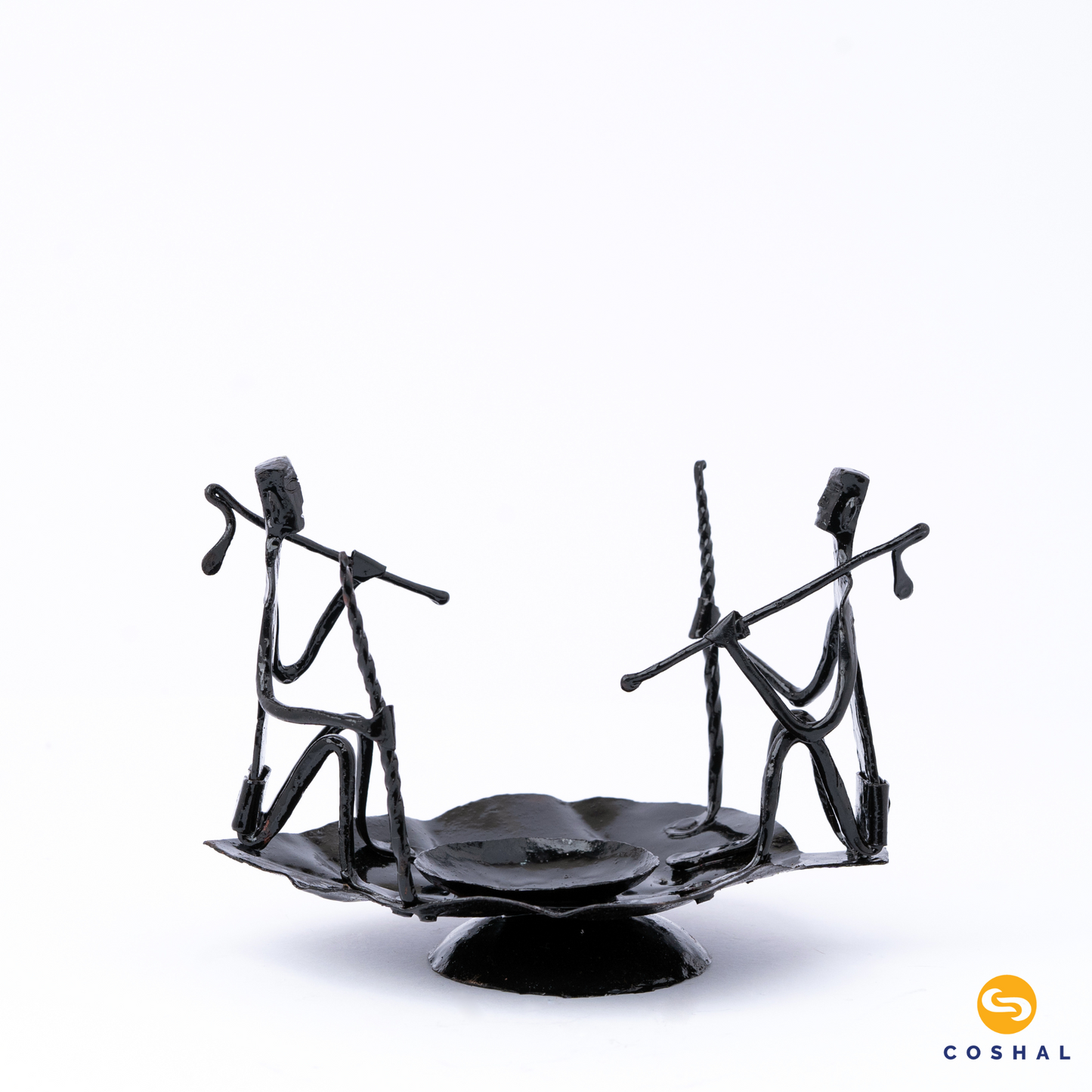 Tealight Holder | Wrought Iron | Gifting & Home Décor for Diwali & Christmas | Coshal | CI12 5