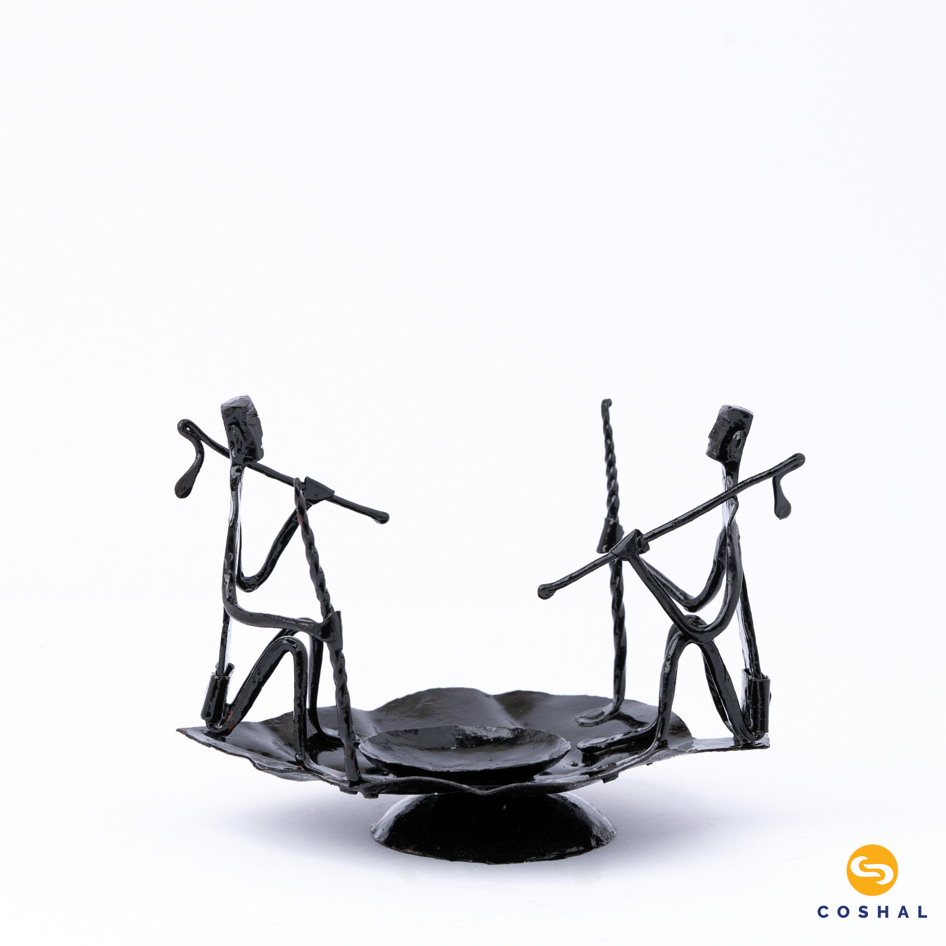 Tealight Holder | Wrought Iron | Gifting & Home Décor for Diwali & Christmas | Coshal | CI12 5