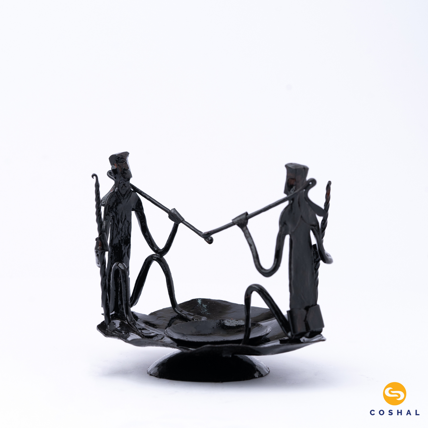 Tealight Holder | Wrought Iron | Gifting & Home Décor for Diwali & Christmas | Coshal | CI12 6