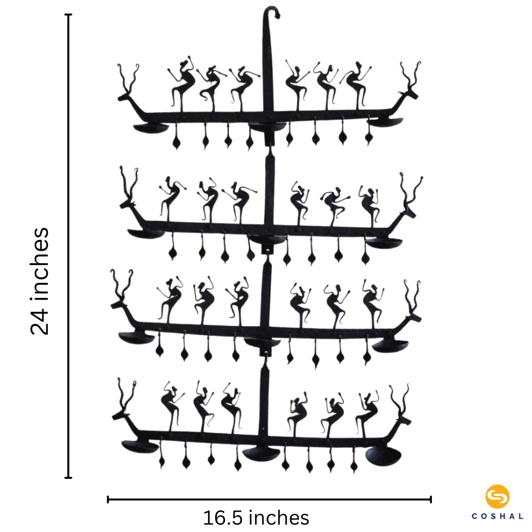 Wall Hangings For Living Room | Wrought Metal Decorative pieces | Joda Laman | Coshal | CI11 4