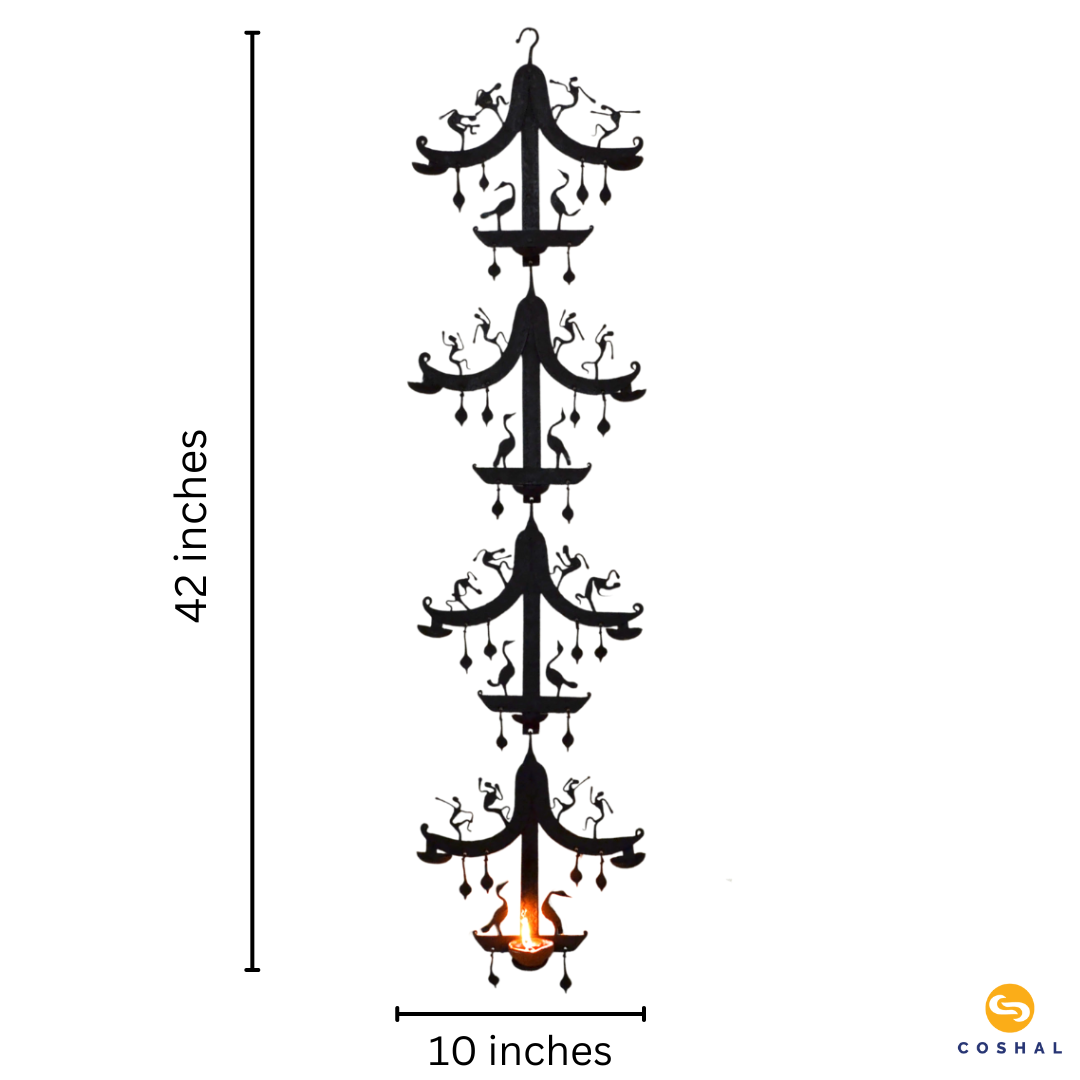 Wall hanging decoration | Wrought Iron Decorative pieces | Joda Laman | Coshal | CI08 4