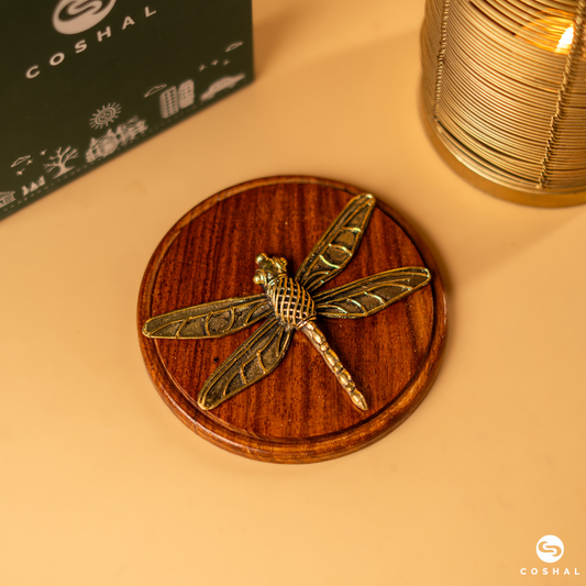 Vibrant Dragonfly Desk  & Wall Plaque