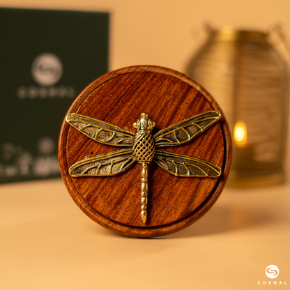 Vibrant Dragonfly Desk  & Wall Plaque