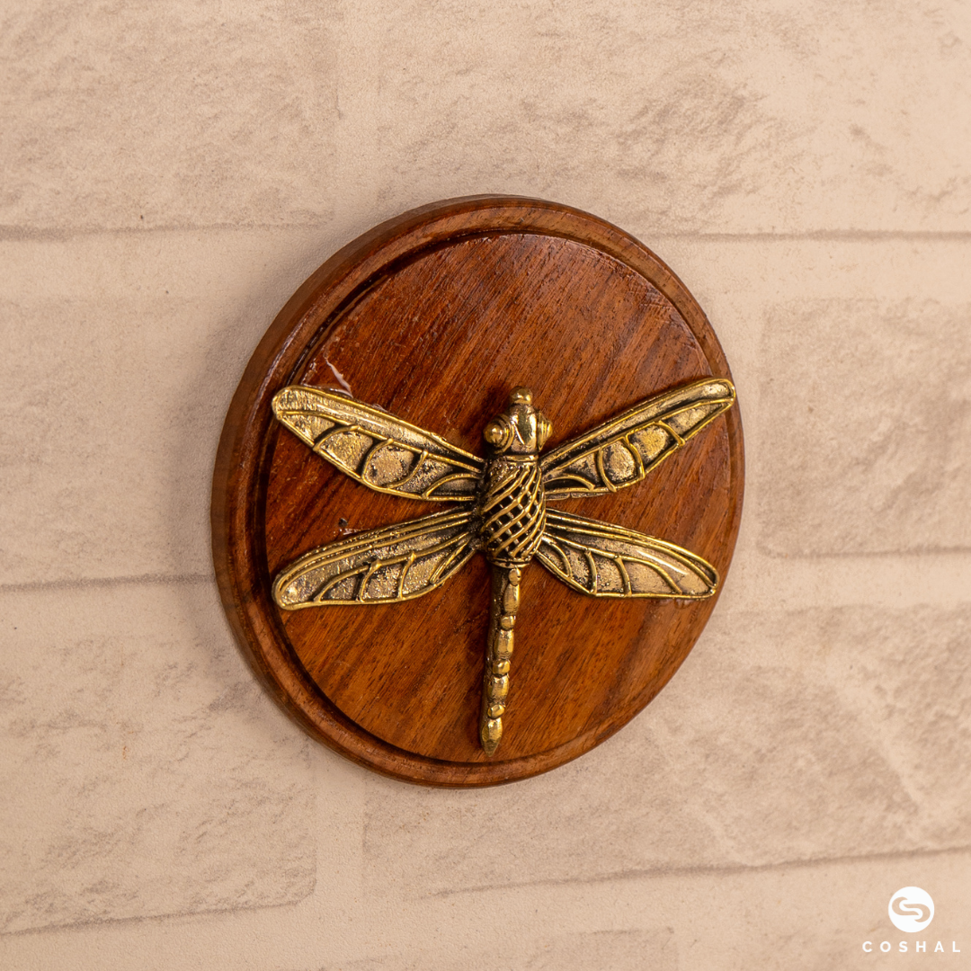 Vibrant Dragonfly Desk  & Wall Plaque