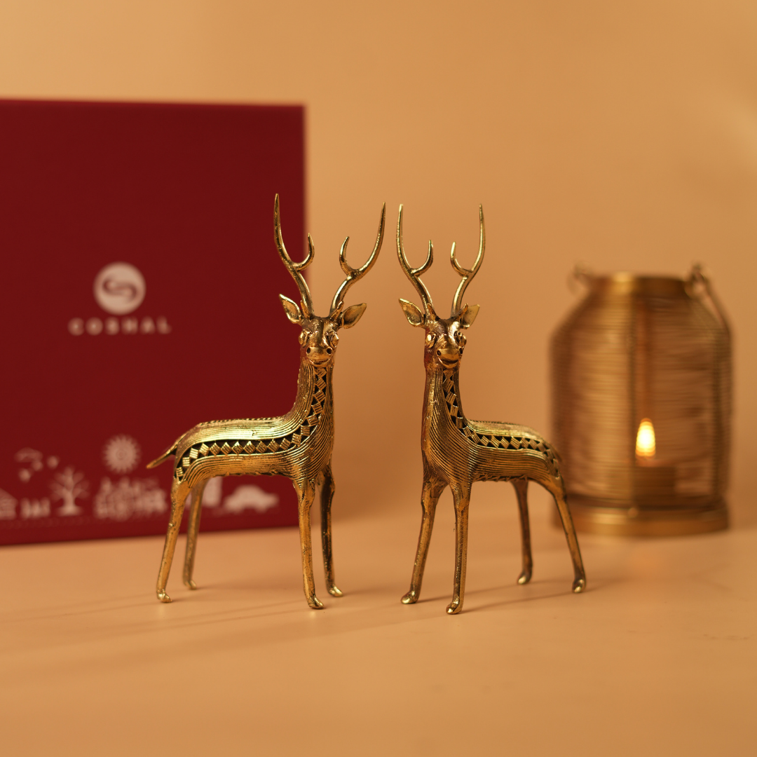 Graceful Deer Pair