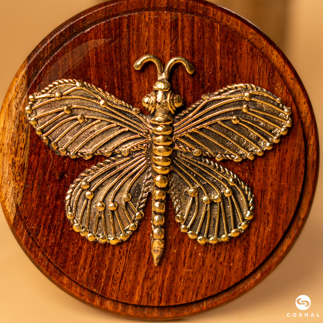 Radiant Butterfly Desk  & Wall Plaque