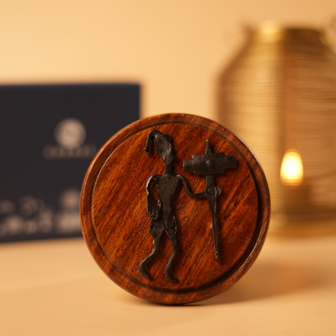 Iron Builder Desk & Wall Plaque