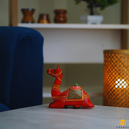 Sitting Camel | Red| Best for table decor | Coshal | OD12