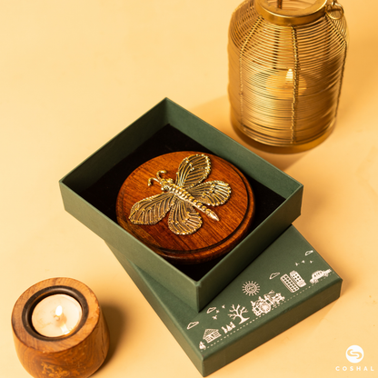 Radiant Butterfly Desk  & Wall Plaque