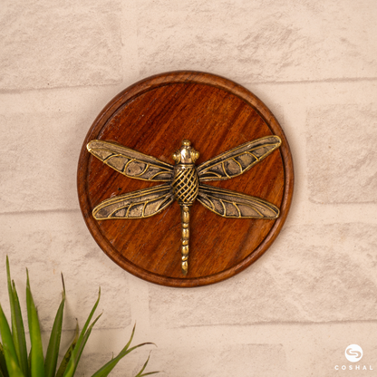 Vibrant Dragonfly Desk  & Wall Plaque