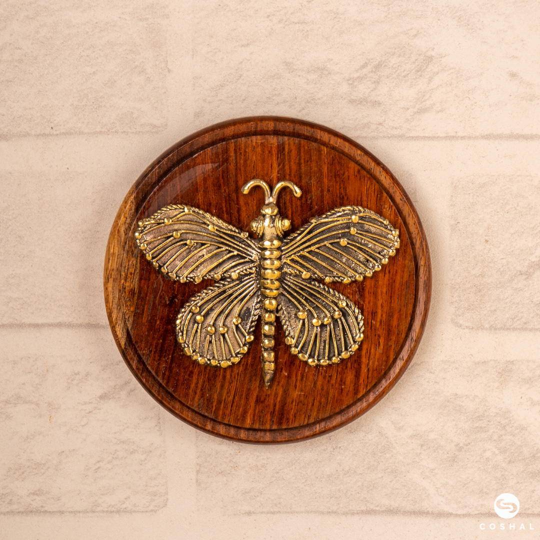 Radiant Butterfly Desk  & Wall Plaque