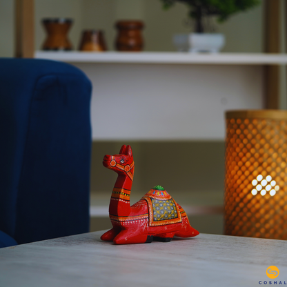 Sitting Camel | Red| Best for table decor | Coshal | OD12