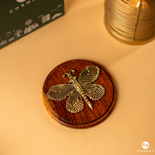 Radiant Butterfly Desk  & Wall Plaque