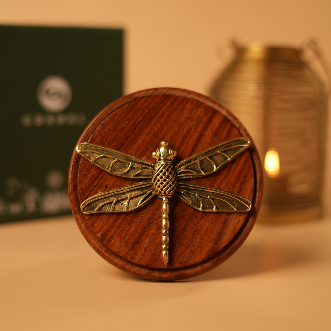 Vibrant Dragonfly Desk  & Wall Plaque