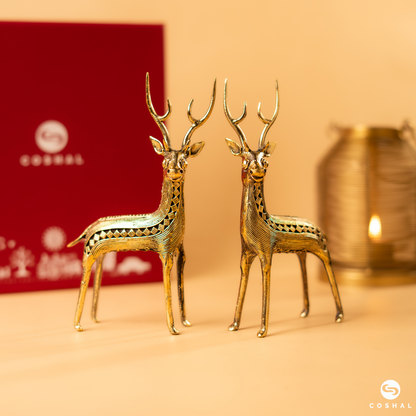Graceful Deer Pair